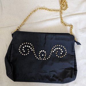 Vintage Bag Sport black and gold purse